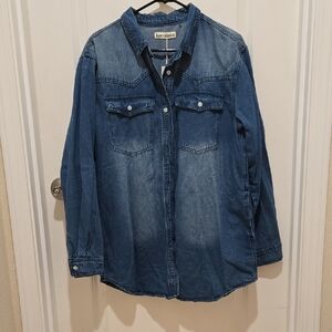 Amazon Women's Denim Shirt - Blue